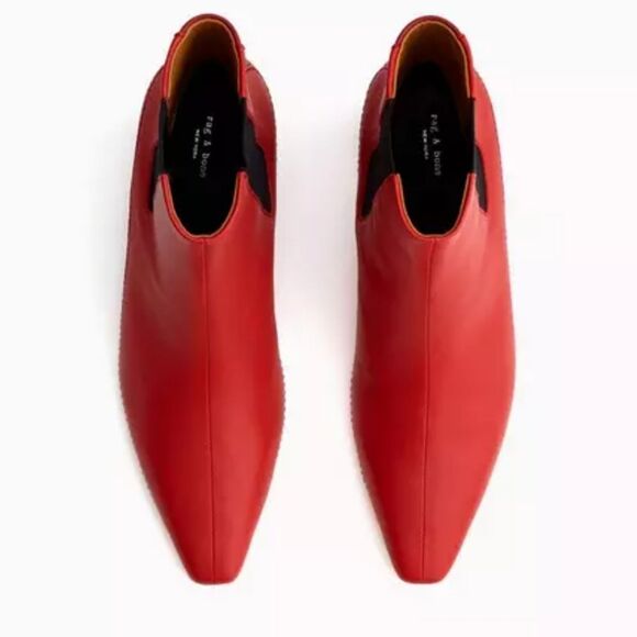 Rag & Bone jet LeatherChelsea Ankle Bootie - Picture 4 of 10